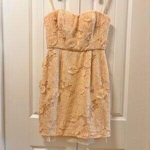BCBG MaxAzria Strapless Lace Cocktail Dress – Size 4